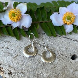SILVER DROP EARRINGS  